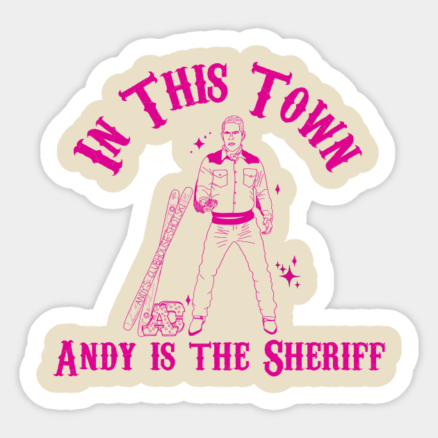 Andy Cohen is Sheriff Sticker by Besties by Bravo